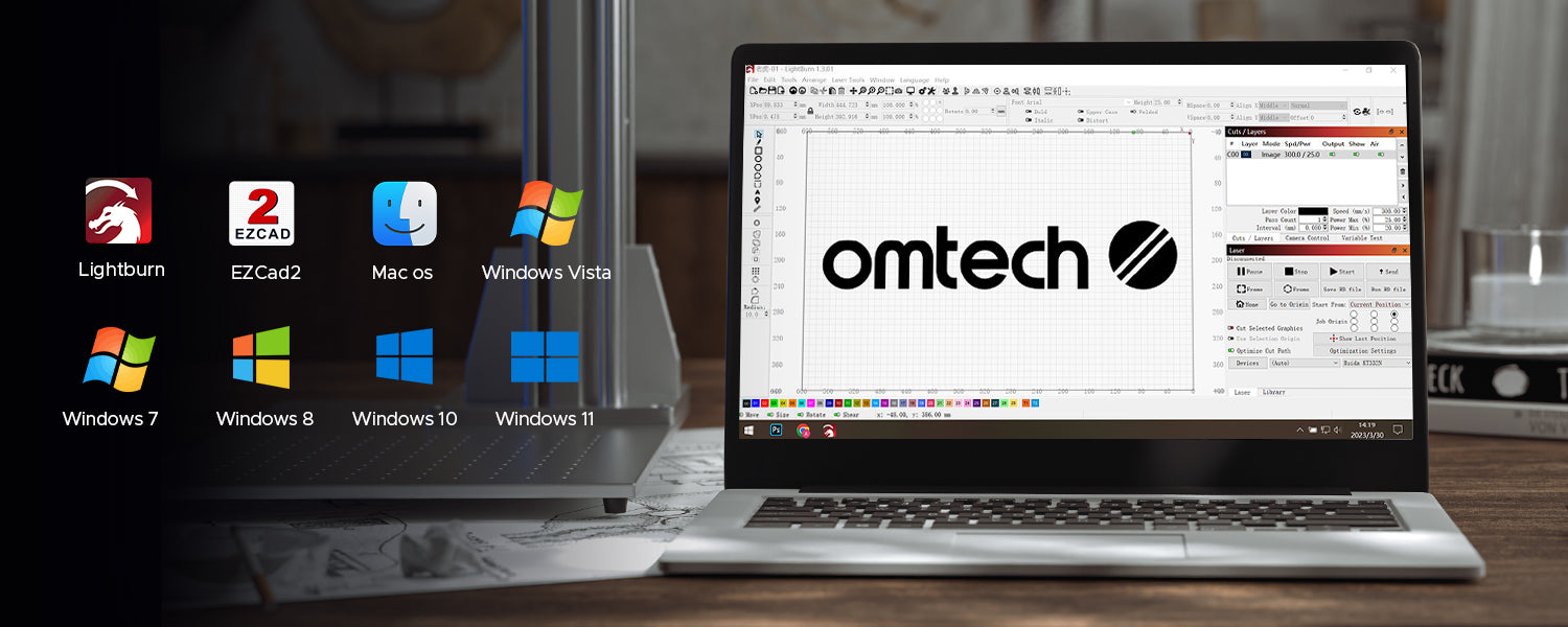 Omtech lasercutter