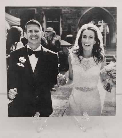 Engraving Photos on Ceramic Tiles: Norton White Tile Method