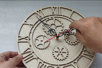 how to make laser cut wooden decorative clocks