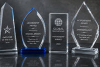 How to Engrave a Crystal Award With a Laser Engraver