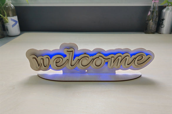 How to Make Laser Cut Wooden LED Welcome Signs (Step-by-Step)
