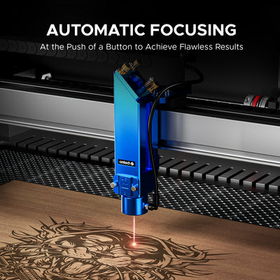 OMTech Pro 2440 80W/100W CO2 Laser Engraving and Cutting Machine with Autofocus and Built-in Water Chiller