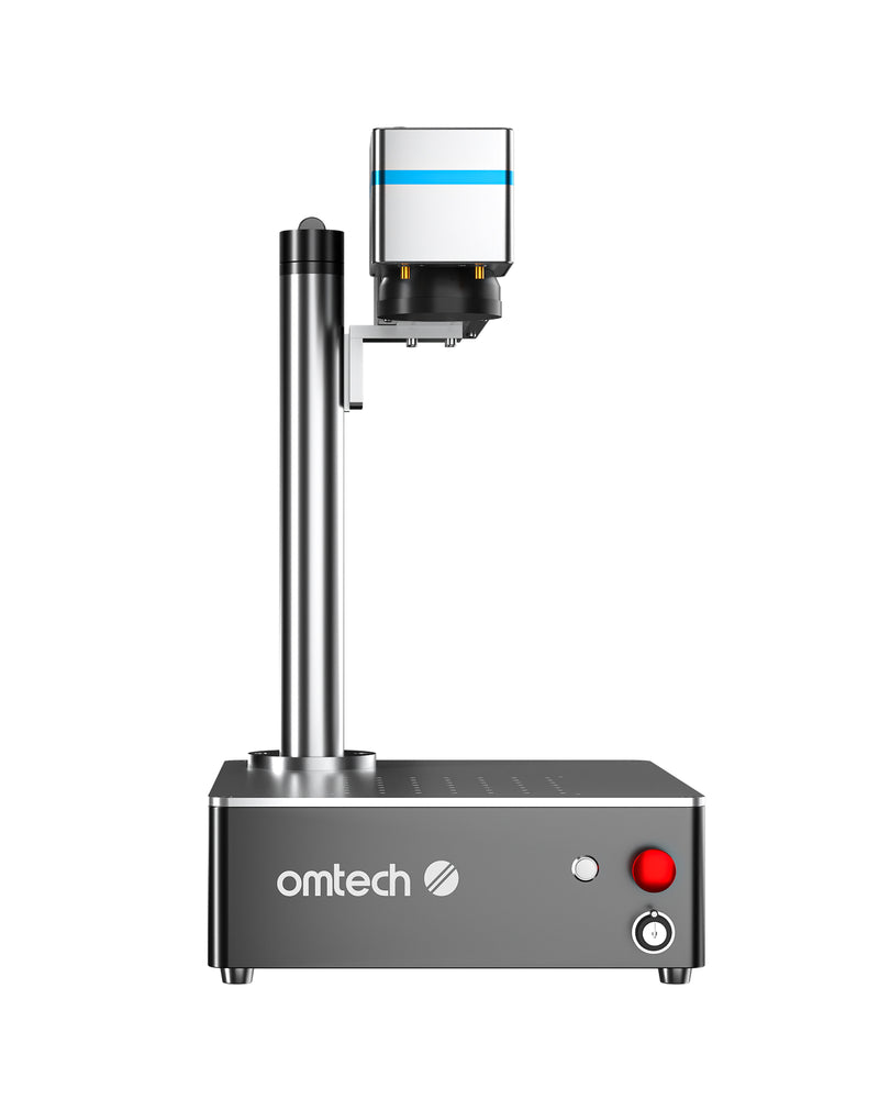 OMTech MOPA 20W Compact and Integrated Fiber Laser Engraver for Metal with 6.9" x 6.9" Working Area