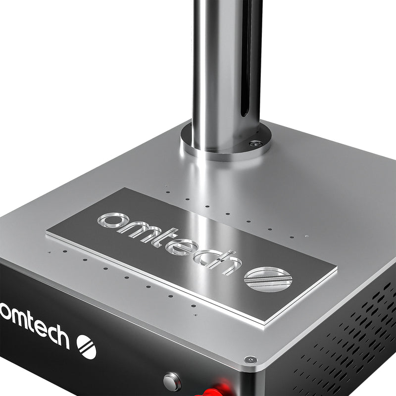 OMTech MOPA 20W Compact and Integrated Fiber Laser Engraver for Metal with 6.9" x 6.9" Working Area