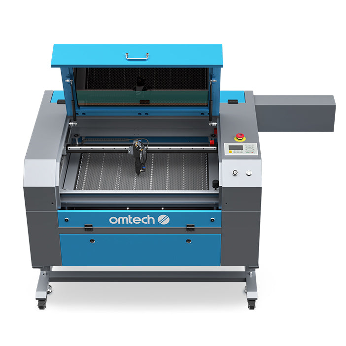 OMTech 100W CO2 Laser Engraver, 100W Laser Cutter and Engraver Machine, 20x28 Industrial Laser Engraving Machine with 4 Way Pass Through Ruida Controller RDWorks, Laser Cutting Machine for Wood Acrylic More