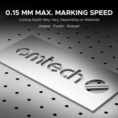 OMTech MOPA 100W Split Fiber Laser Engraving Machine with 6.9" x 6.9" Working Area