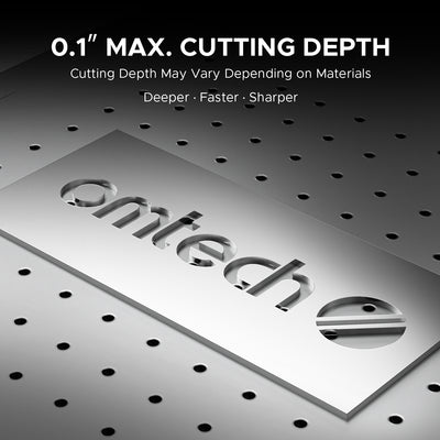 OMTech MOPA 20W Split Fiber Laser Engraver for Metal with 6.9" x 6.9" Working Area