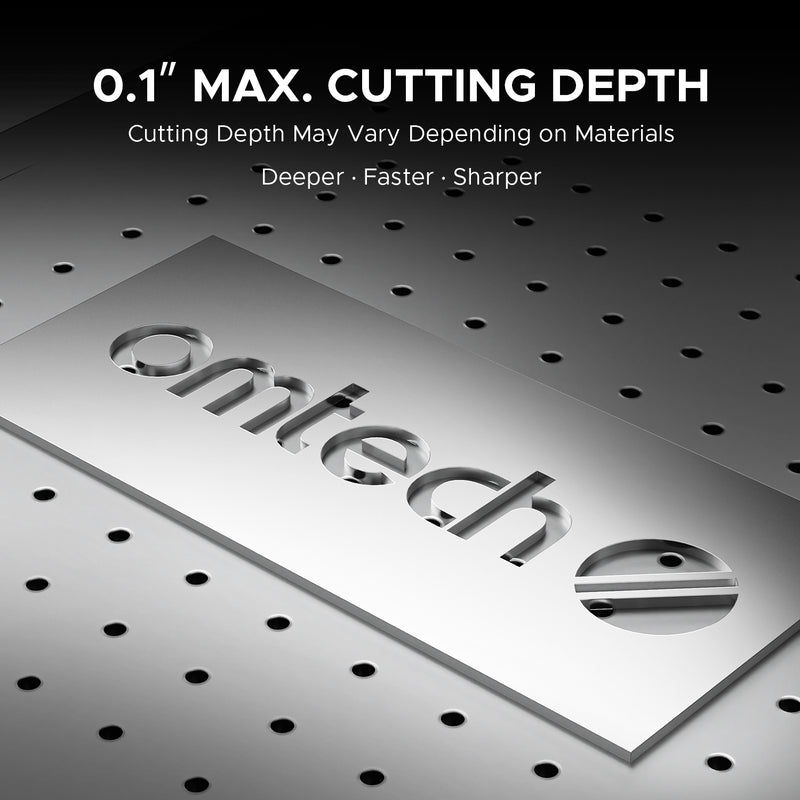 OMTech MOPA 20W Split Fiber Laser Engraver for Metal with 6.9" x 6.9" Working Area