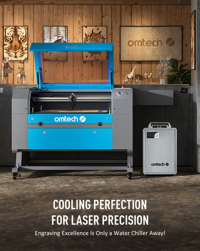 6L CW-5200 INDUSTRIAL WATER CHILLER MACHINE FOR 50W-150W CO2 LASER ENGRAVER