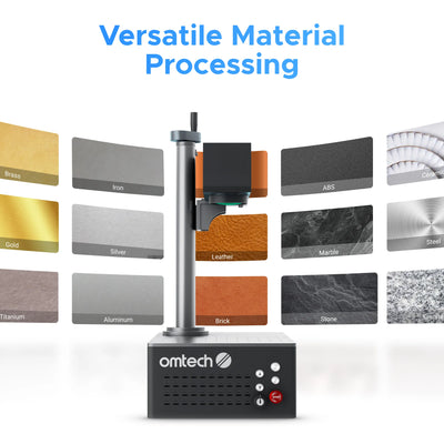 OMTech MOPA 20W/30W/60W Autofocus Fiber Laser Marking Machine