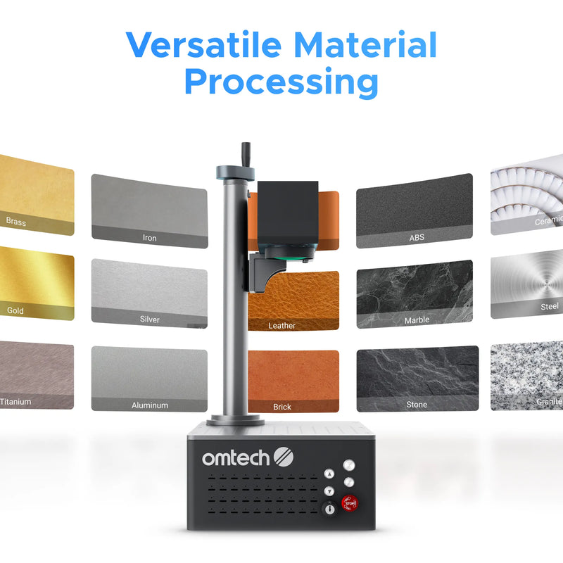 OMTech MOPA 20W/30W/60W Autofocus Fiber Laser Marking Machine