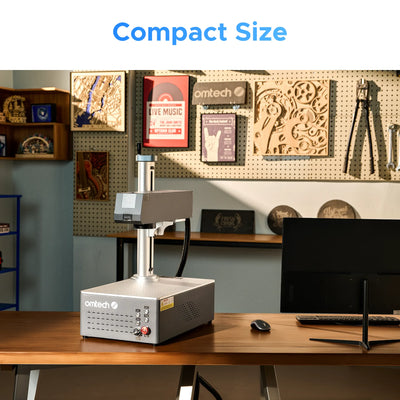 OMTech MOPA 20W/30W/60W Autofocus Fiber Laser Marking Machine