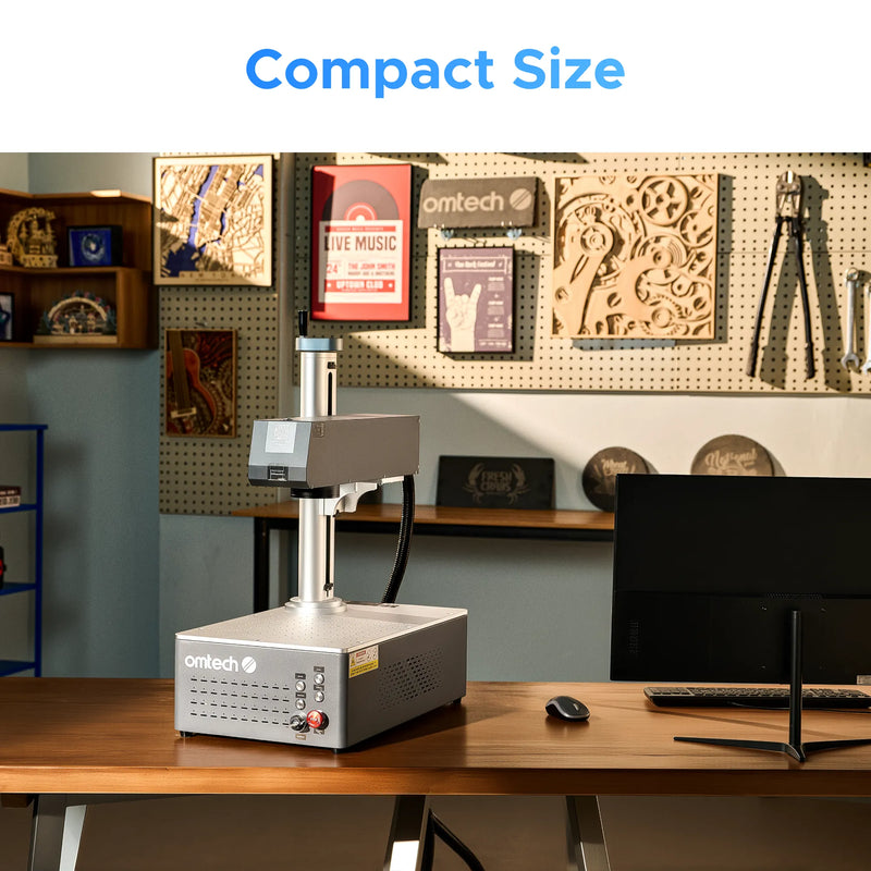 OMTech MOPA 20W/30W/60W Autofocus Fiber Laser Marking Machine