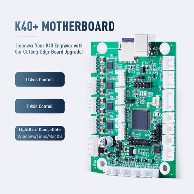 LightBurn Compatible Motherboard Upgrade for Desktop 40W Laser Engraver Cutting Machine