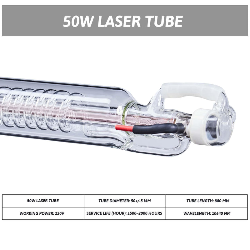 50W CO2 Laser Tube for Laser Engraver Cutting Machine Picture
