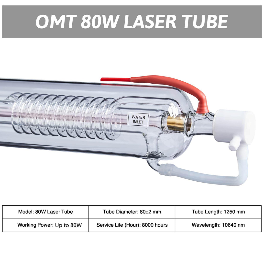 80WCO2LaserTubeSpecifications_